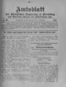 Amtsblatt der Königlichen Preussischen Regierung zu Bromberg. 1918.11.09 No.45