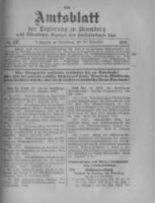 Amtsblatt der Königlichen Preussischen Regierung zu Bromberg. 1918.11.23 No.47