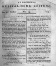 Allgemeine Musikalische Zeitung. 1807 Jahrg.10 no.4