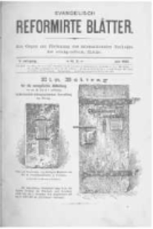 Evangelisch Reformirte Blätter. 1895 Jg.5 nr6