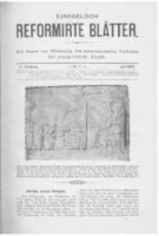 Evangelisch Reformirte Blätter. 1895 Jg.5 nr7