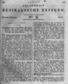 Allgemeine Musikalische Zeitung. 1817 no.9
