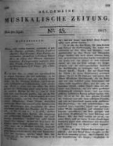 Allgemeine Musikalische Zeitung. 1817 no.15