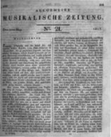 Allgemeine Musikalische Zeitung. 1817 no.21