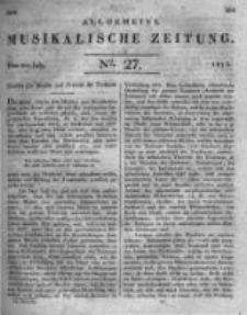 Allgemeine Musikalische Zeitung. 1817 no.27