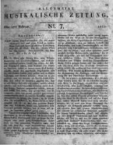 Allgemeine Musikalische Zeitung. 1823 no.7