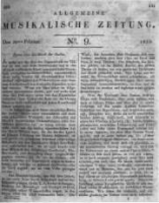 Allgemeine Musikalische Zeitung. 1823 no.9