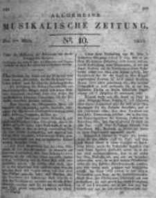 Allgemeine Musikalische Zeitung. 1823 no.10