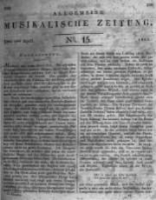 Allgemeine Musikalische Zeitung. 1823 no.15