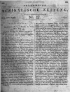 Allgemeine Musikalische Zeitung. 1823 no.17