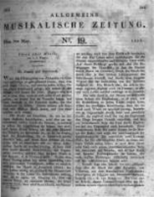 Allgemeine Musikalische Zeitung. 1823 no.19
