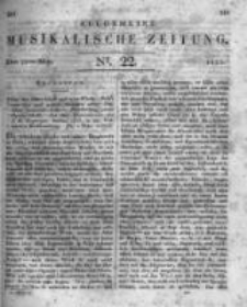 Allgemeine Musikalische Zeitung. 1823 no.22