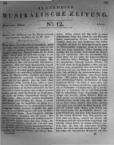 Allgemeine Musikalische Zeitung. 1828 no.12