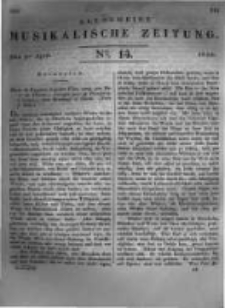 Allgemeine Musikalische Zeitung. 1828 no.14