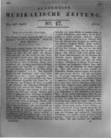 Allgemeine Musikalische Zeitung. 1828 no.17