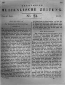 Allgemeine Musikalische Zeitung. 1828 no.23