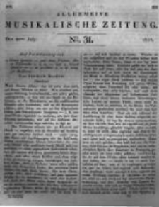 Allgemeine Musikalische Zeitung. 1828 no.31