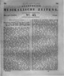 Allgemeine Musikalische Zeitung. 1828 no.43