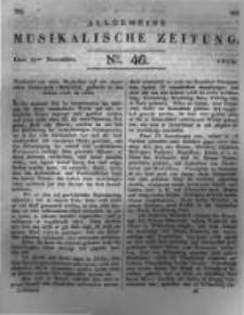 Allgemeine Musikalische Zeitung. 1828 no.46