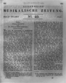 Allgemeine Musikalische Zeitung. 1828 no.49
