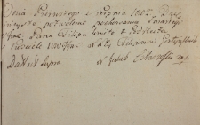 Pozwolenie na pogrzeb Filipa Kmity z Podrzecza 01.08.1802