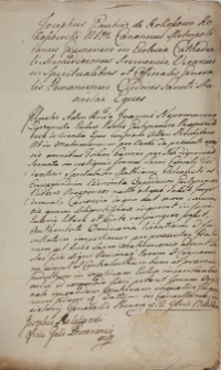 Pismo do Jana Nepomucena Łyczyńskiego 13 9bris 1788