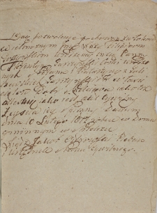 Pozwolenie na pochówek Florentyny Garczyńskiej 10.02.1817