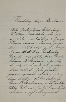 Prośba o zawarcie związku małżeńskiego na Świętej Górze 24.02.1900