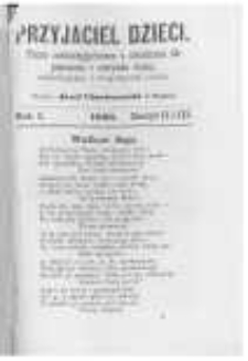 Przyjaciel Dzieci: pismo sześciotygodniowe z obrazkami dla pouczenia i rozrywki dzieci, młodzieży i starszych osób. 1866 R.1 z.2-3