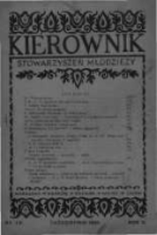 Kierownik Stowarzyszeń Młodzieży. 1926 R.5 nr10