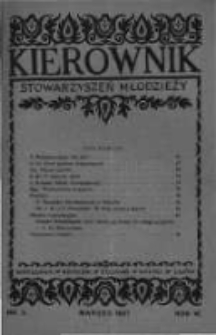 Kierownik Stowarzyszeń Młodzieży. 1927 R.6 nr3