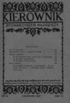 Kierownik Stowarzyszeń Młodzieży. 1927 R.6 nr6