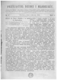 Przyjaciel Dzieci i Młodzieży: pismo obrazkowe. 1869.01.02 R.1 nr1