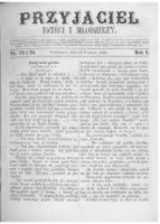 Przyjaciel Dzieci i Młodzieży: pismo obrazkowe. 1869.06.12 R.1 nr23-24