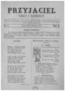 Przyjaciel Dzieci i Młodzieży: pismo obrazkowe. 1870.04.07 R.2 nr1