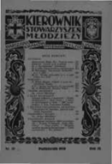 Kierownik Stowarzyszeń Młodzieży. 1930 R.9