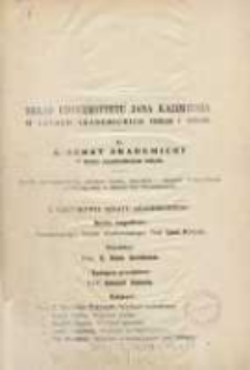 Skład Uniwersytetu Jana Kazimierza w latach akademickich 1928/1929, 1929/1930