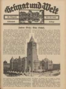 Heimat und Welt: Heimatpost: Beilage 1932.08.20 Nr32