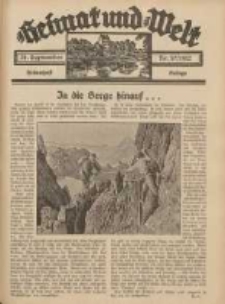 Heimat und Welt: Heimatpost: Beilage 1932.09.24 Nr37