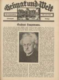 Heimat und Welt: Heimatpost: Beilage 1932.11.19 Nr45