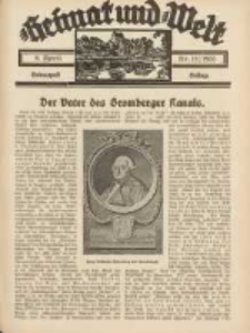 Heimat und Welt: Heimatpost: Beilage 1933.04.08 Nr14