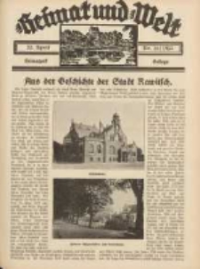 Heimat und Welt: Heimatpost: Beilage 1933.04.22 Nr16