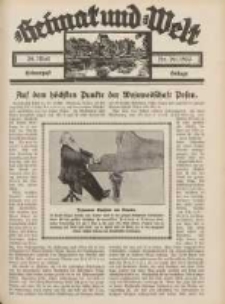 Heimat und Welt: Heimatpost: Beilage 1933.05.20 Nr20