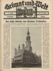 Heimat und Welt: Heimatpost: Beilage 1933.07.08 Nr27