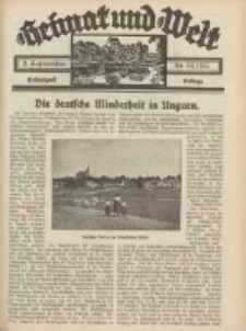 Heimat und Welt: Heimatpost: Beilage 1933.09.02 Nr35