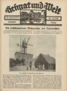Heimat und Welt: Heimatpost: Beilage 1933.09.23 Nr38