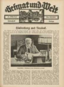 Heimat und Welt: Heimatpost: Beilage 1933.10.21 Nr42