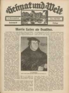 Heimat und Welt: Heimatpost: Beilage 1933.11.04 Nr44
