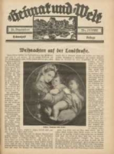 Heimat und Welt: Heimatpost: Beilage 1933.12.23 Nr51