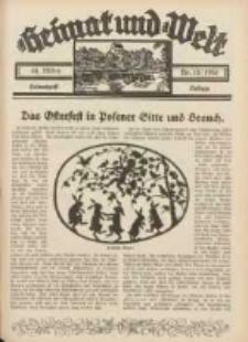 Heimat und Welt: Heimatpost: Beilage 1934.03.31 Nr13